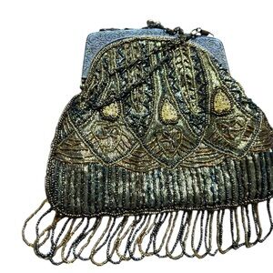 Vendula London Vintage Beaded Evening Bag